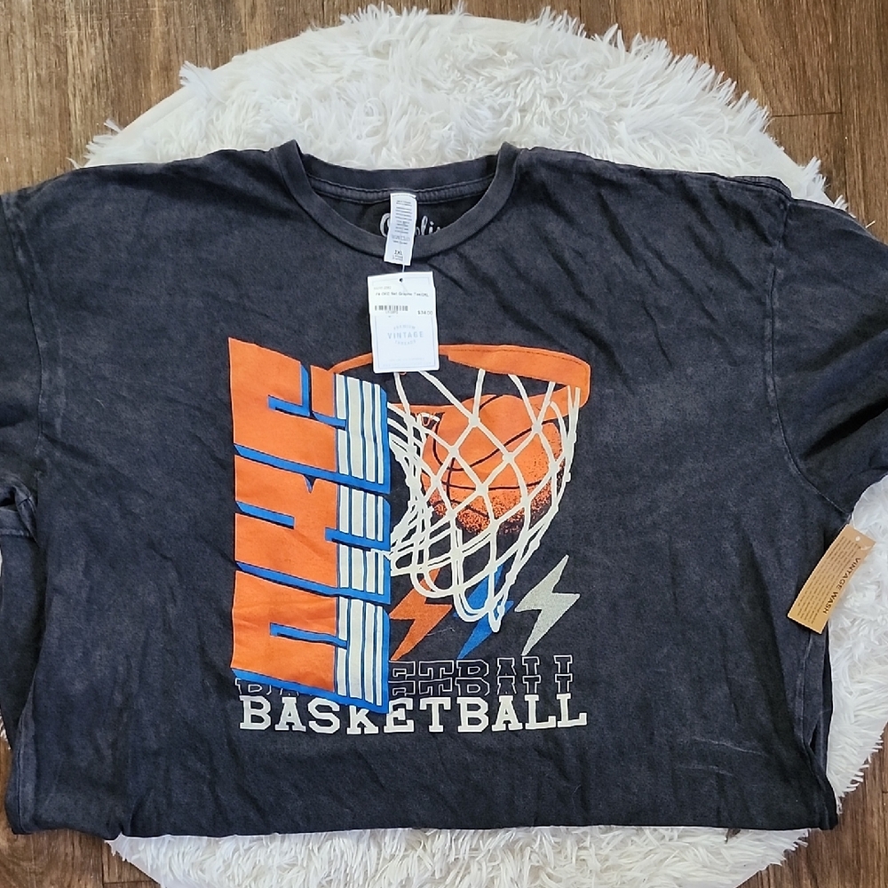 NBA Basketball Black Graphic Tee - (Unisex)